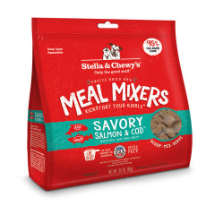 Stella & Chewy's Meal Mixers Savory Salmon & Cod For Dogs 海洋伴侶(三文魚及鱈魚肉配方) 乾狗糧伴侶 3.5oz